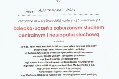 Dyslalia - certyfikaty